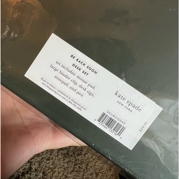 Kate Spade Desk Set - Picture 2 of 2